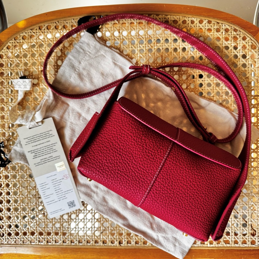 Songmont Mini Drippy Roof Bag in Lucky Red